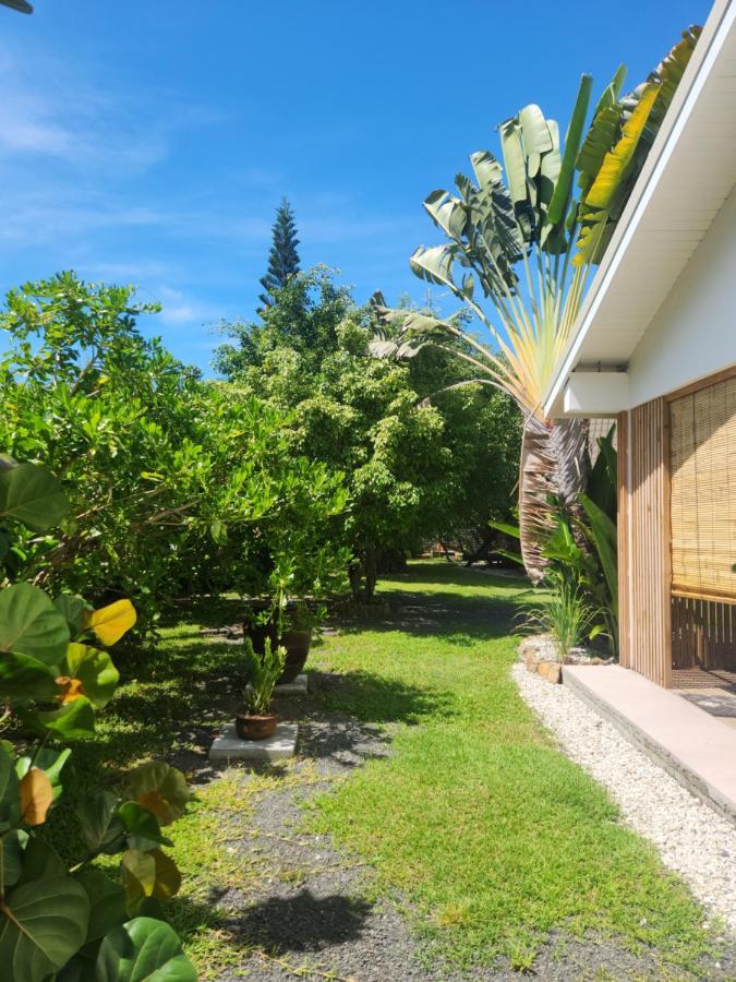 Green Villa Moorea Temae Bagian luar foto