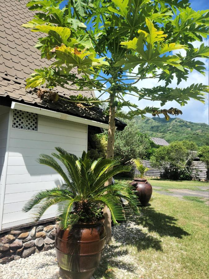 Green Villa Moorea Temae Bagian luar foto